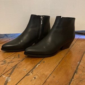 Black Pointed Booties